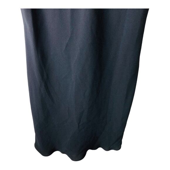 3804 Jones New York Sheath Womens 8 Black Sleeveless Little Black Dress V Neck - Picture 3 of 10